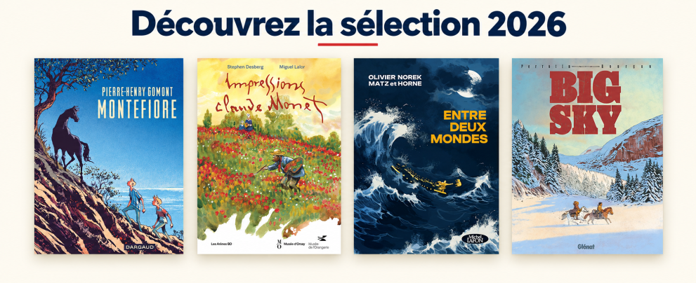 La s&eacute;lection du Prix RELAY de la BD 2026